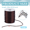 Round Polyester Cords Macrame Thread OCOR-WH0105-038A-2