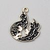 Golden Plated Alloy Enamel Pendants ENAM-CJC0001-21G-03-1