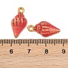 304 Stainless Steel Enamel Pendants STAS-C150-01J-3