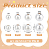 8Pcs 4 Styles 925 Sterling Silver Beads STER-BC0002-13-2