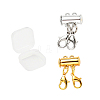 2 Set 2 Style Alloy Magnetic Slide Lock Clasps FIND-YW0001-25-1
