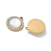 Natural Freshwater Shell Pendants SA-CBA11D7-19A-G-2