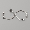 304 Stainless Steel Stud Earring Findings X1-STAS-TAC0017-02D-2