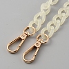 Acrylic Imitation Jelly Curb Chain Link Purse Chains FIND-WH0126-257D-2