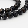Natural Blue Tiger Eye(Dyed & Heated) Bead Strands LS-G-P070-14-6mm-1