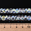 Electroplate Glass Beads Strands X-EGLA-T021-20A-4