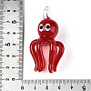 Handmade Lampwork Big Pendants LAMP-T025-06D-3