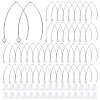 Beebeecraft 200Pcs 304 Stainless Steel Earring Hooks STAS-BBC0004-46-1