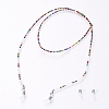 Glass Seed Beads Glasses Neck Cord X-AJEW-EH00025-1