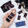 24Pcs 6 Style Printed Opaque Acrylic Pendants SACR-SC0001-13-3