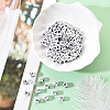 Craft White Acrylic Beads MACR-YW0001-13-5