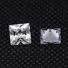 10PCS Clear Grade A Square Shaped Cubic Zirconia Pointed Back Cabochons X-ZIRC-M004-7x7mm-007-2