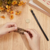 2Pcs 2 Colors Leather Textured Bracelet Straps Slide Wristbands for Slide Charms AJEW-CL0002-98-3