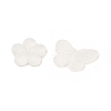 Frosted Transparent Acrylic Beads X-OACR-U006-03A-2