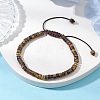 Natural Tiger Eye Braided Bead Bracelets BJEW-JB11114-03-2