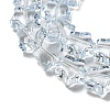 Baking Paint Transparent Glass Beads Strands X1-DGLA-A07-T8mm-KD05-3