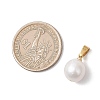 Natural Baroque Pearl Keshi Pearl Pendants PALLOY-JF04827-3