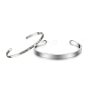Aluminum Bangle Blanks LS-DIY-H134-01A-P-3