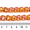 Electroplate Glass Beads Strands EGLA-N012-07L-4