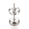 Non-Tarnish 304 Stainless Steel Stud Earring Settings X-STAS-K202-05A-P-3