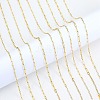 10Pcs 201 Stainless Steel Paperclip Chain Necklaces for Women NJEW-SZ0001-71-8