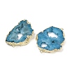 Dyed Natural Druzy Agate links G-R012-05G-05-2
