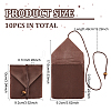 Cloth Jewelry Gift Pouches ABAG-WH0045-09B-2