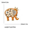 Elephant Alloy Enamel Pins PW-WGCB93E-01-3