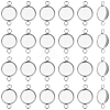 60Pcs 304 Stainless Steel Cabochon Connector Settings STAS-BBC0009-57B-1