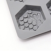 Bee Honeycomb Food Grade Silicone Molds DIY-WH0180-02-3