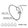 304 Stainless Steel Finger Rings for Women Men FS-WGB974C-17-1