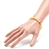 Natural Yellow Opal Rondelle Beaded Stretch Bracelets for Women BJEW-JB08956-04-3