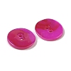 Spray Paint Natural Freshwater Shell Button BSHE-H018-15B-2