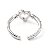 Brass Open Cuff Rings for Women LS-RJEW-A028-02P-3