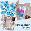 3 sets Polyester Ball Decoration DIY-SC0031-26E-6
