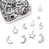 Tarnish Resistant 200Pcs 10 Style 304 Stainless Steel Charms STAS-LS0001-33P-1