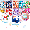 250pcs 10 Colors Handmade Polymer Clay Beads CLAY-DC0001-02-4