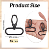 15Pcs Alloy Swivel Clasps FIND-GF0008-19RB-2