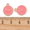 Alloy Enamel Pendants ENAM-XCP0001-45A-02-3