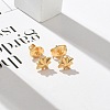 304 Stainless Steel Stud Earrings for Women STAS-Z117-17G-01-4