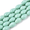 Opaque Solid Color Imitation Jade Beads Strands EGLA-N013-P10mm-D14-1