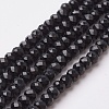 Faceted Glass Beads Strands EGLA-F124-M02-2