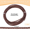 5 Yards Braided Leather Cord WL-CL0001-02B-2