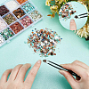 3500Pcs 15 Style Natural & Synthetic Mixed Gemstone Beads G-NB0003-09-3