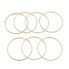 7Pcs Flat Vacuum Plating 201 Stainless Steel Bangles Sets for Women BJEW-F476-07G-03-3