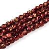 Baking Paint Glass Beads Strands DGLA-N010-4mm-07-1