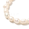 Vintage Natural Pearl Beaded Necklace for Birthday Mother's Day Gift NJEW-JN03677-4