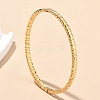 304 Stainless Steel Bangles for Women AJEW-P127-17G-1
