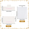 100Pcs Word Accessories Printed Folding Paper Card Header CDIS-SP0001-28-2