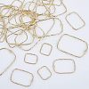 CHGCRAFT 36Pcs 3 Styles Alloy Open Back Bezel Pendants FIND-CA0006-07-6